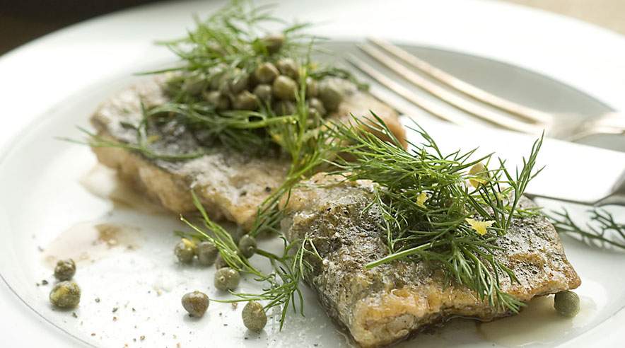 Det er den med de grønne ben - hornfisken. Prøv smørstegte hornfiskefiletter.  (Foto: Søren Zeuth)