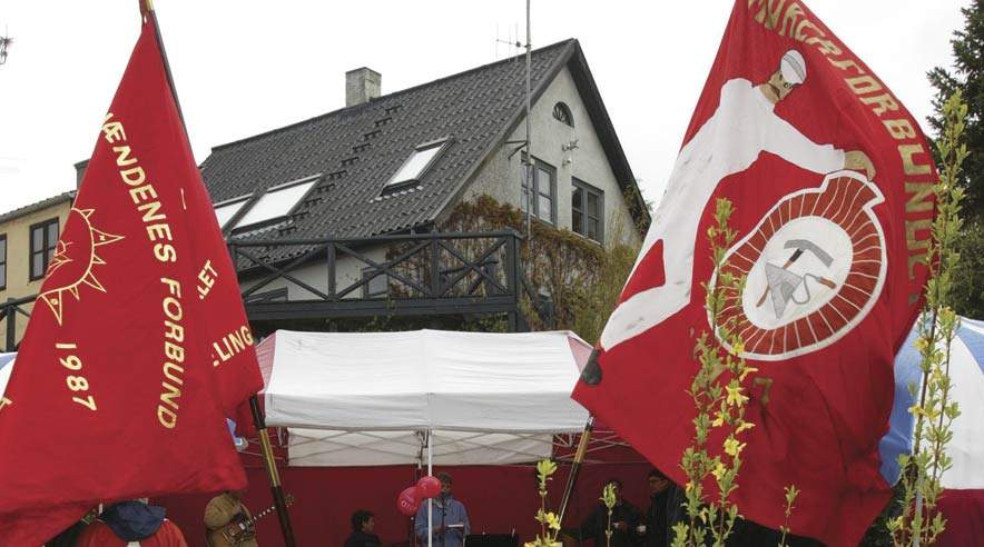 Byggefagene kræver fortsat mulighed for at etablere konflikt mod virksomheder for at få overenskomst. Rundspørgen til partierne viser, at Kristendemokraterne er imod, De Radikale svarer: "Tjaa", mens regeringspartierne og Dansk Folkeparti ikke har svaret. (Foto: Harry Nielsen.)