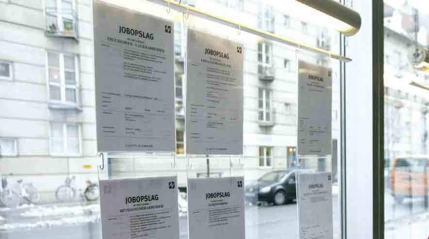 Antallet af ledige er er i juni faldet til 97.400. (Arkivfoto.)