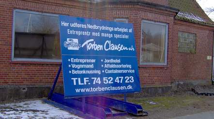 Dansk Folkeparti har stillet et ændringsforslag til udstationeringsloven om netop at gøre bygherren ansvarlig, for at der etableres skiltning.  (Foto: Hans Erik Meyer )