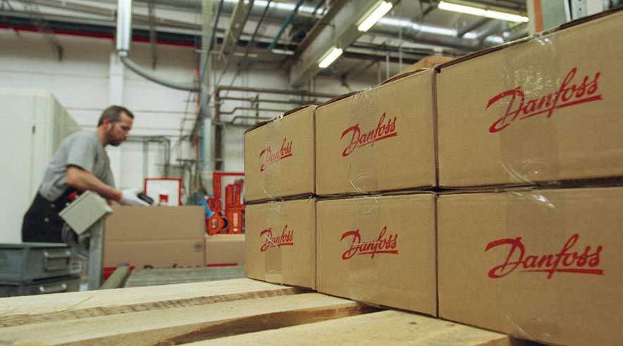 416 produktionsmedarbejdere i Danfoss' afdelinger i Nordborg, Gråsten og Århus skal i de kommende uger arbejde på nedsat tid. (Foto: Palle Peter Skov.)