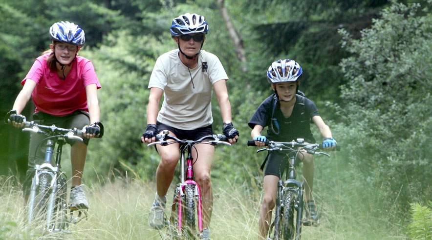 Find cyklerne frem, smør kæden og hiv familie eller venner med ud. Det giver motion og er ganske billigt. ((Arkivfoto: Colourbox).)