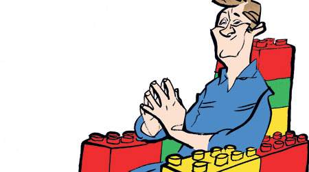 3F’ere, der bor i Øst- og Nordjylland, er meget mere lykkelige i deres arbejde end resten af landet, mens folk der arbejder i Nord-, Syd- og Vestsjælland er væsentlig mindre lykkelige i deres job.
 (Tegning: Bob Katzenelson)