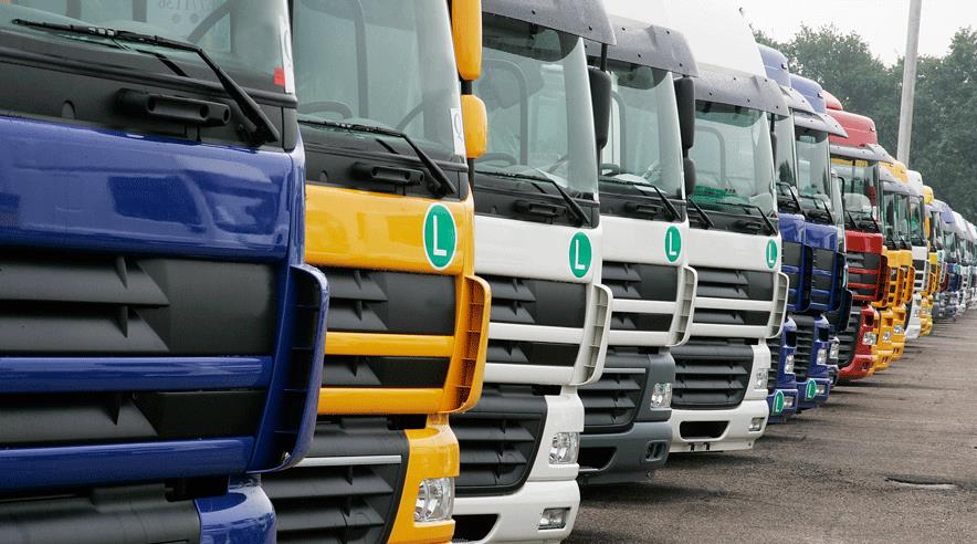 Der er rekord i lastbiltrafik over grænsen til Danmark. Dels i samlet antal. Dels i lastbiler fra Østeuropa, der har dansk ejer.