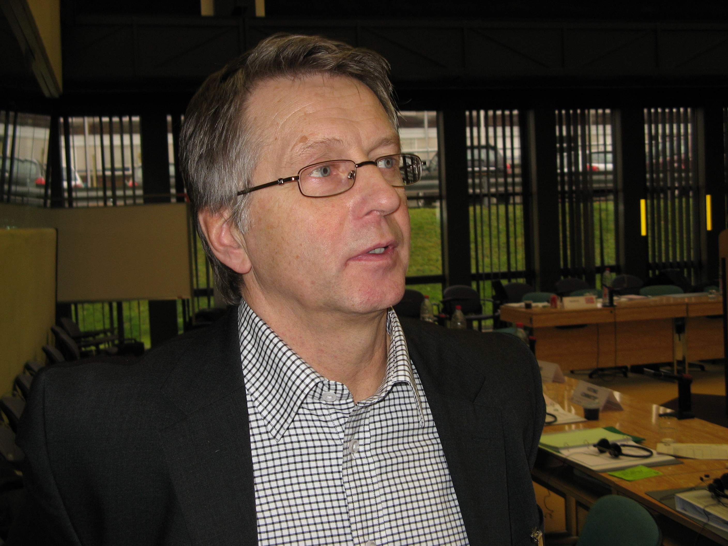 Formanden for det svenske bygningsarbejderforbund Hans Tilly håber, at jura og fornuft vil gå hånd i hånd, når der falder dom i Vaxholmsagen.  (Foto: Arkiv.)