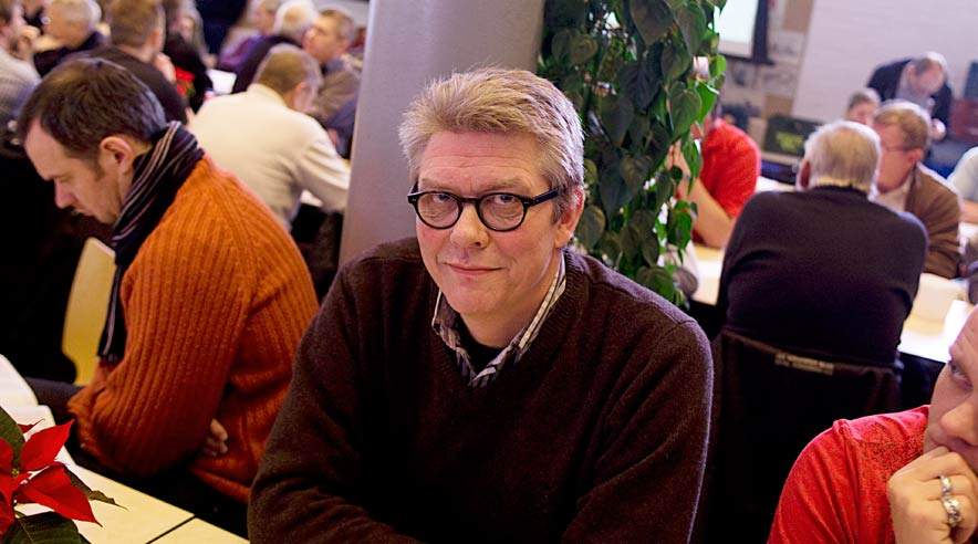 SF's arbejdsmarkedsordfører Karsten Hønge lovede på konferencen, at en kommende S/SF-regering vil sætte kampen mod social dumping meget højt på den politiske dagsorden. (Foto: Harry Nielsen)