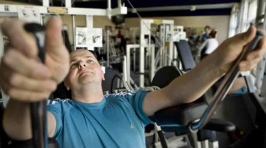 Kun hver niende 3F'er svarer i en web-undersøgelse, at en oplysningskampagne vil få dem til at dyrke mere motion. Derfor vil 3F nu forsøge at få den sidste gruppe i sving, så de blandt andet kan holde længere på arbejdsmarkedet.
 (Foto: Niels Åge Skovbo.)