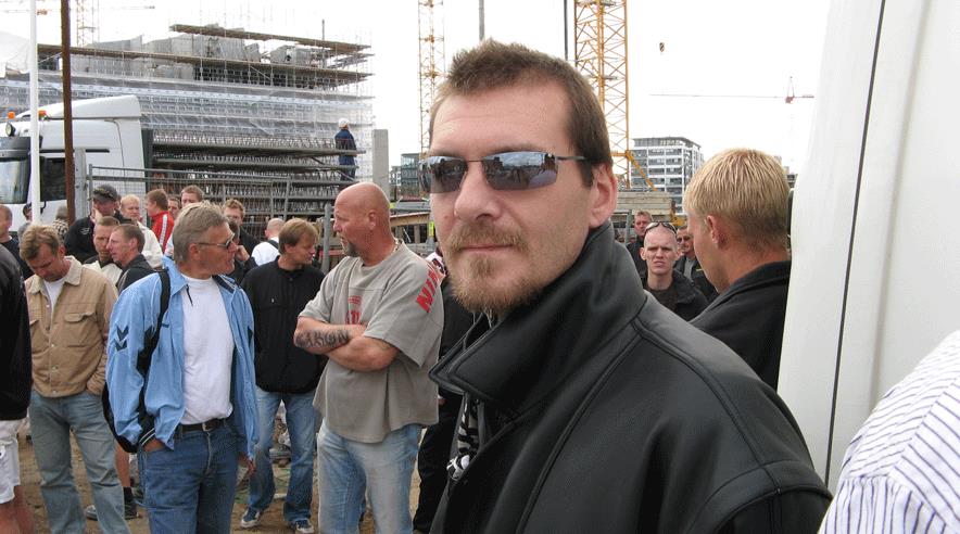 - Vi er mange ledige, som betragter os som særdeles kvalificerede skalmurere, så Skanska kunne have fået otte danske murere og murerarbejdsmænd ved blot at tage telefonen og ringe til vores a-kasse, siger Anders Jensen, der har stået uden arbejde i fem måneder. (Privatfoto)