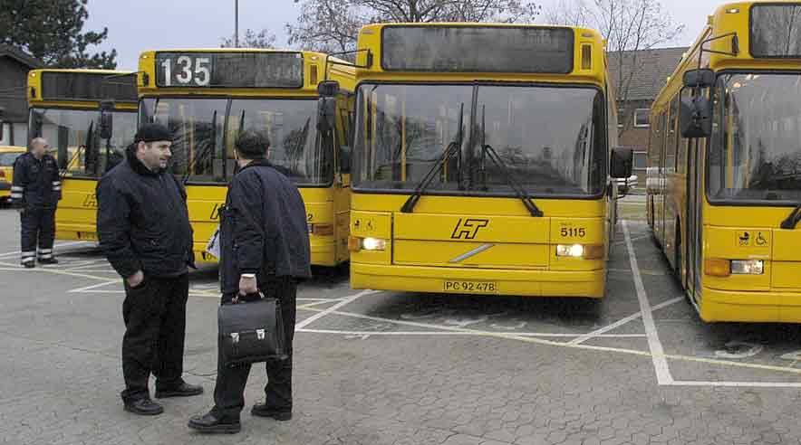 En voldgift sætter stop for Arrivas pausepolitik, hvor buschauffører har pause enten først på arbejdsdagen eller i slutningen.  (Arkivfoto)