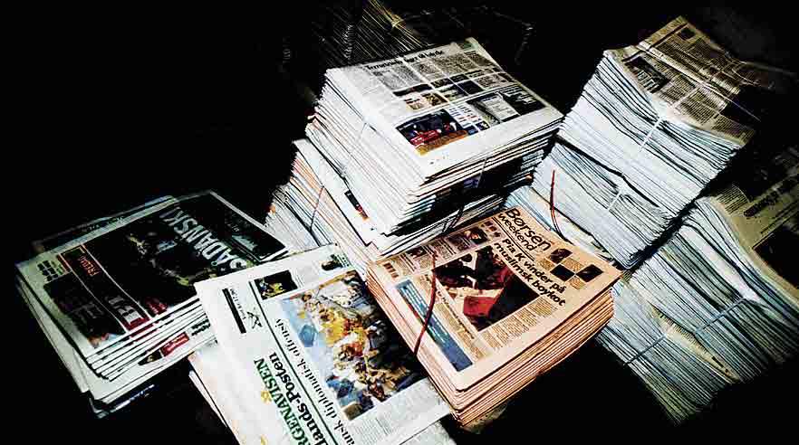 Bladkompagniet uddeler i forvejen de traditionelle morgenaviser i Københavnsområdet. Gratisavisen 24timer kræver 300-500 ekstra bude. (Foto: Ulrik Jantzen)