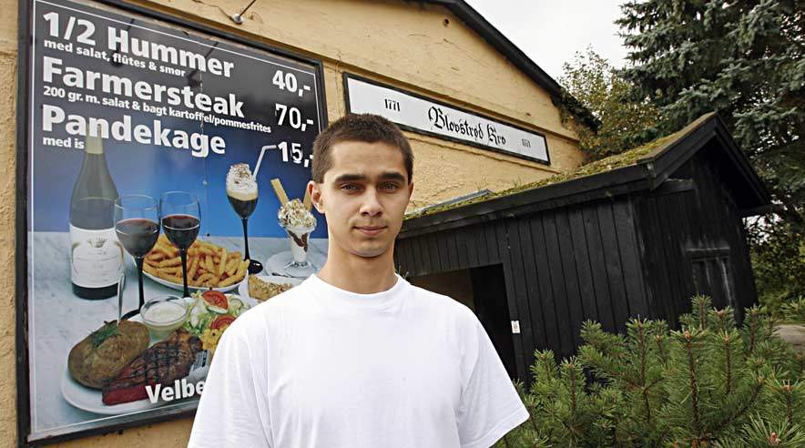 Efter 14 dages underbetalt knoklearbejde på lavpris-restauranten Blovstrød Kro blev Vladimir Borov smidt på porten, da han søgte hjælp hos 3F. (Foto: Harry Nielsen.)