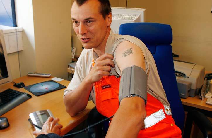 En af de stærke mænd hos Gentofte Vej- og Parkafdeling - der ikke er bange for lægen.