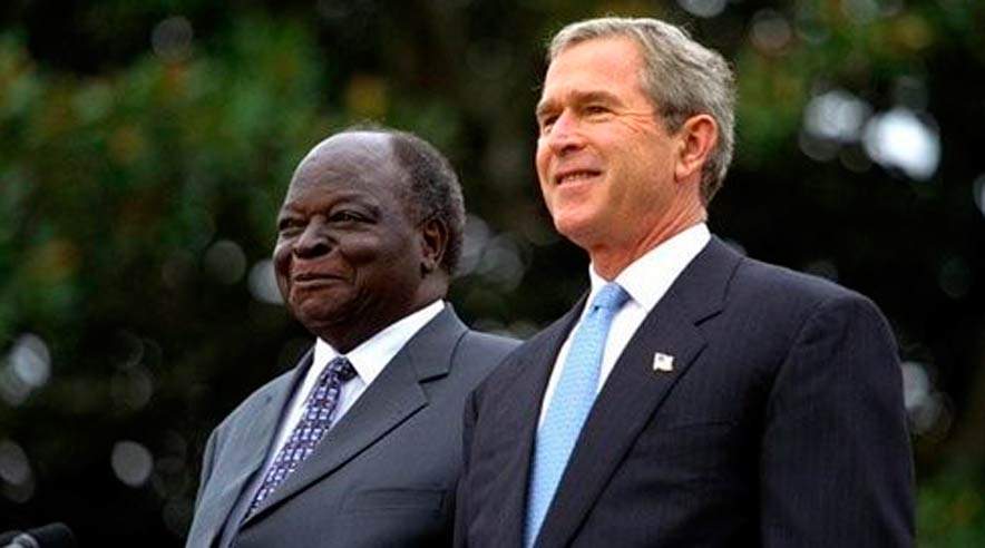Kenyas præsident, Mwabi Kibaki, er en af USA's tætte allierede i Afrika. Men er han reelt valgt til præsident? (Foto: White House)