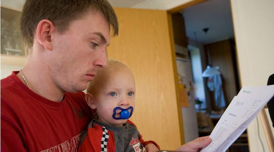 Thomas og Ditte står til større gevinst end de fleste 3F'ere, da Thomas betaler topskat. ((Foto: Thomas Arnbo).)