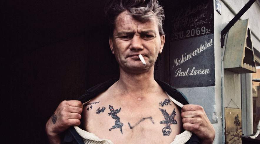 Ny bog skildrer dansk "tato"-historie op gennem det 20. århundrede. Heri fremviser gulnede billeder nålepionerer og råt dekorerede mænd fra smudsige værtshuse og livlige Nyhavn, hvor det hele begyndte sidst i 1800-tallets Danmark. ((Foto fra Jan Nordstrøms bog))