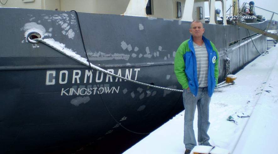 Der ligger et utroligt sølle menneskesyn bag, når kaptajn og rederi lader søfolk i stikken uden løn. Det er sket ombord på Cormorant. Men det er hverken første eller sidste gang, siger ITF's danske skibsinspektør Morten Bach.  (Foto: Fagbladet 3F)