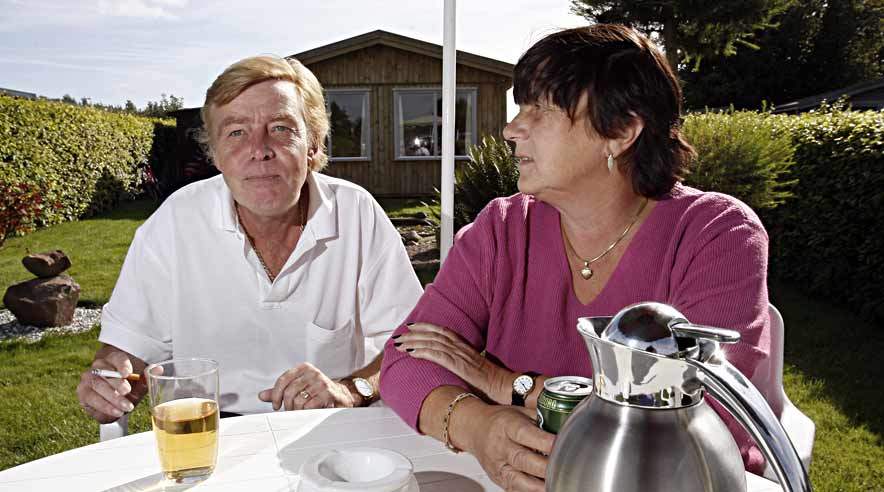 Anita Holsten og Rene Vinnersted fik idéen til testamentet en nat, hvor han ikke kunne få vejret på grund af sine rygerlunger. (Foto: Harry Nielsen.)