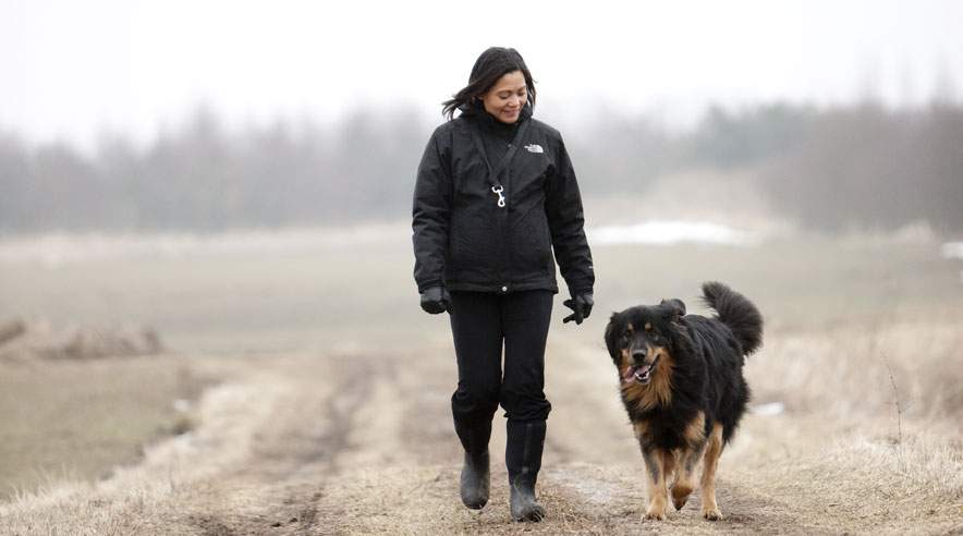 Det er en god ide at tilbringe meget tid ude i det fri, når vi går vinteren i møde. Det er nemlig et godt middel mod vinterdepression. (Foto: Colourbox)