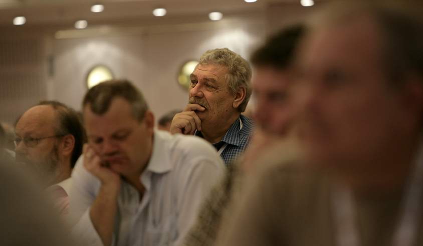 3F og dets medlemmer på transportområdet må vende sig til mere af den slags pres på arbejdsvilkårerne i løbet af få år, når EU's regler kræver endnu mere åbne grænser, var et af budskaberne på Transportgruppens konference. (Foto: Søren Zeuth.)