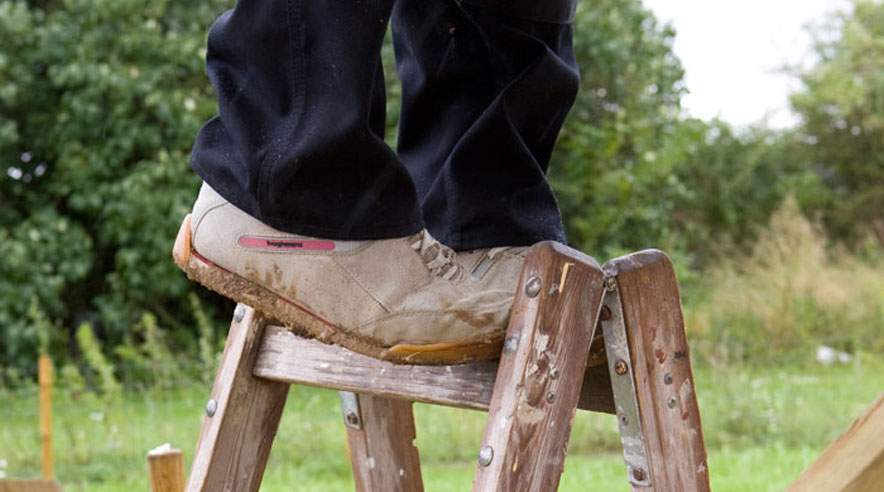 Det er vigtigt at have de rigtige arbejdssko. Det er godt for dine fødder og for din arbejdssikkerhed. (Foto: Colourbox)