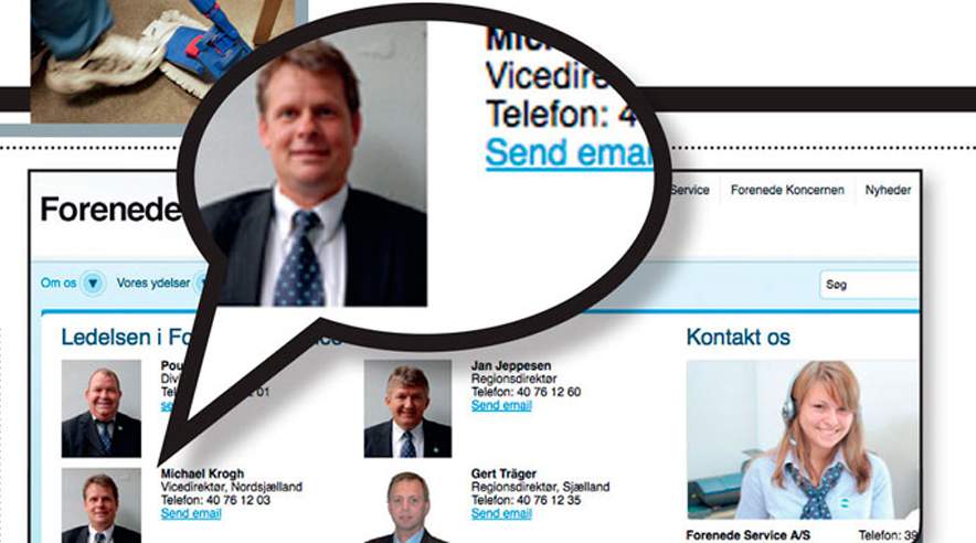 Vicedirektør i Forenede Service Michael Krogh har huset adskillige af firmaets fattige rengøringsfolk samt underleverandører i egne boliger.