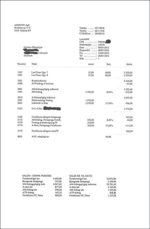 60 kroner i timen tjente en litauisk gartnermedhjælper i foråret 2012 hos vikarbureauet Assistin ApS, som har leveret arbejdskraft til Gartneriet Toftly. 