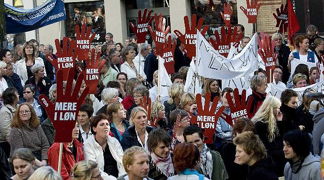 I Kolding var kravene klare."Mere velfærd og flere hænder"
