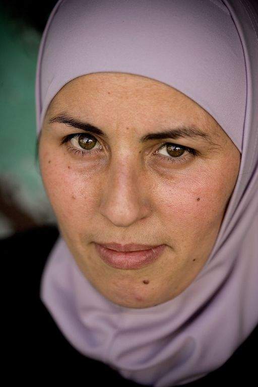 35-årige Mahera er en af de fagligt aktive, palæstinensiske  kvinder, der har støtte fra 3F. (Foto: Søren Zeuth)