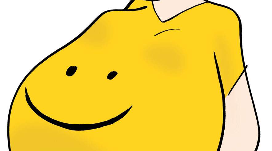 En god vits om chefen er altid på sin plads. ((Tegning: Bob Katzenelson).)