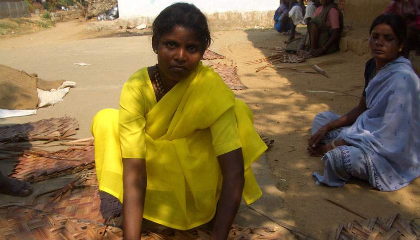 Renngamma er en af de kvinder, der får hjælp af Indiens fagbevægelse. (Foto: Poul Struve Nielsen)