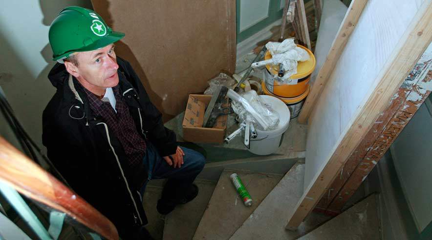 Freddy Ridderhaugen, formand for Byggefagenes sikkerhedsudvalg, konstaterer skræmmende uvidenhed hos såvel bygherrer som håndværkere om især PCB. (Foto: Harry Nielsen)