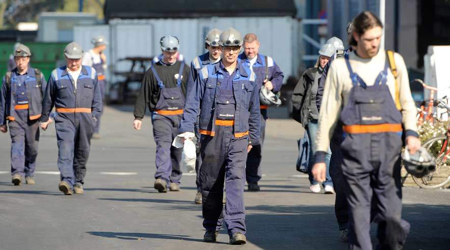 Arbejderne på Lindøværftet er blandt de mange 3F'ere, som har mistet jobbet de senere år. (Foto: Scanpix)