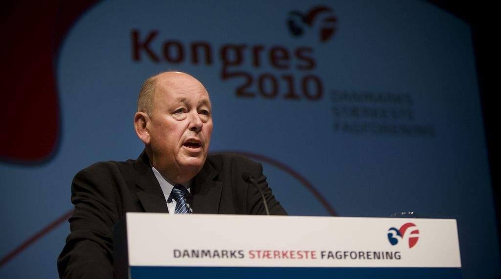 - Først skifter vi regeringen ud, dernæst sætter vi gang i væksten, og først derefter på den lange bane får vi brug for at skaffe mere arbejdskraft, lød det fra LO's formand, Harald Børsting. (Foto: Søren Zeuth)