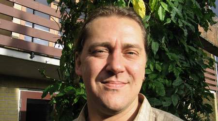 Holger Rössler, faglig aktiv chauffør fra Berlin-Brandenburg.