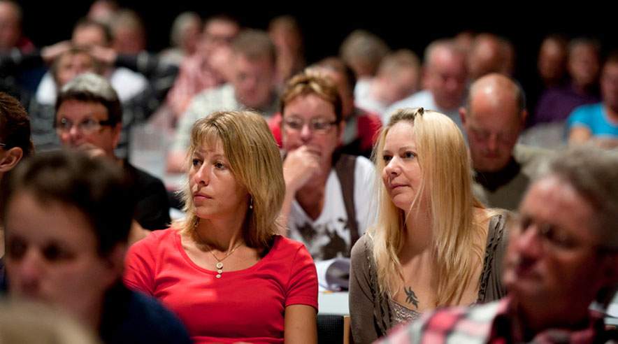 400 tillidsfolk er samlet til Industrilandsmøde i Aalborg denne weekend. (Foto: Michael Bo Rasmussen)