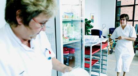 57 procent af 3F'erne ansat i den offentlige sektor er bekymrede for, om deres arbejde inden for de kommende år bliver udliciteret. (Foto: Ulrik Jantzen)