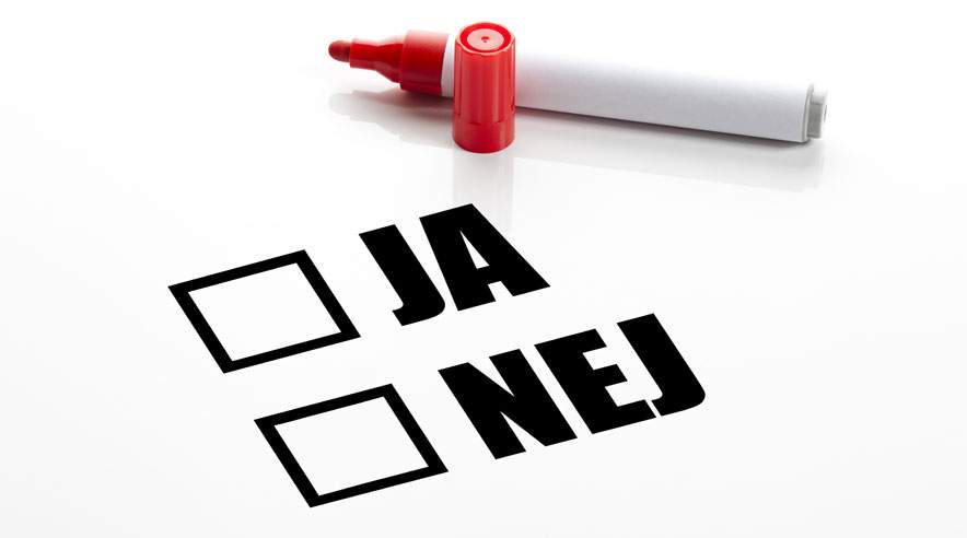 Ja eller nej til de nye overenskomster? Din mening tæller kun, hvis du når at stemme inden lørdag bliver til søndag. (Foto: Colourbox)