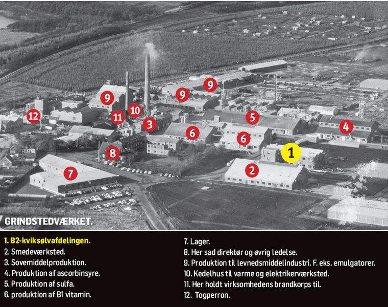 Danisco har haft besøg af de første kviksølvofre. Direktør, Martin Kirstein Madsen, bekræfter og fortæller, at det drejer sig om adskillige personer med en eller anden form for tilhørsforhold til Grindstedværket.