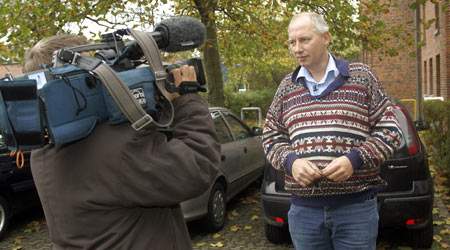 Med faglig sekretær Jan Richelsen som eksempel, viser den fransk-tyske tv-station Arte, at den danske fagbevægelse gør et stort arbejde for at sikre det danske arbejdsmarked og det danske velfærdssamfund. (Foto: Harry Nielsen)
