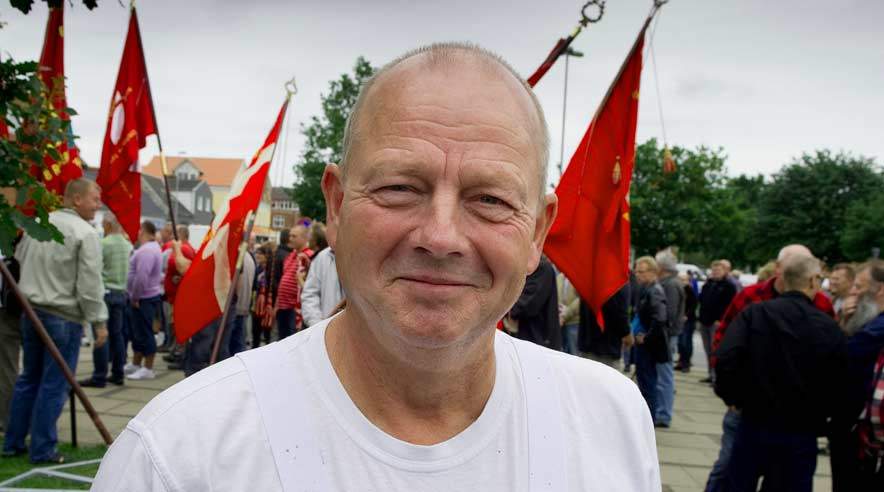 Malermester Uffe Sørensen er gået aktivt ind i kampen mod underbetalte håndværkere. (Foto: Lars Horn)