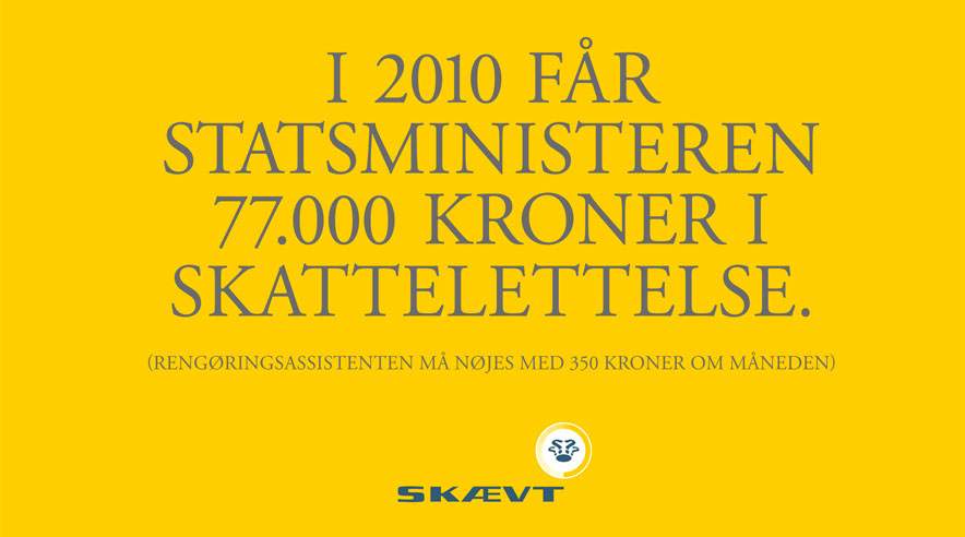 Både 3F og de konservative går til vaflerne i annoncekrig og kampagne om skat. Anledningen er skattereformen og lettelserne til de rigeste.