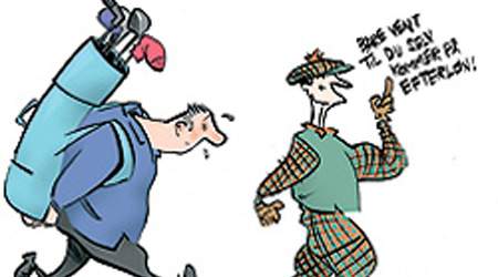 Dansk Folkeparti og Socialdemokraterne fremsætter nu ens forslag til ændringer i efterlønnen. Regeringen tøver, men kommer med forslag 12. april.  (Illustration: Bob Katzenelson)