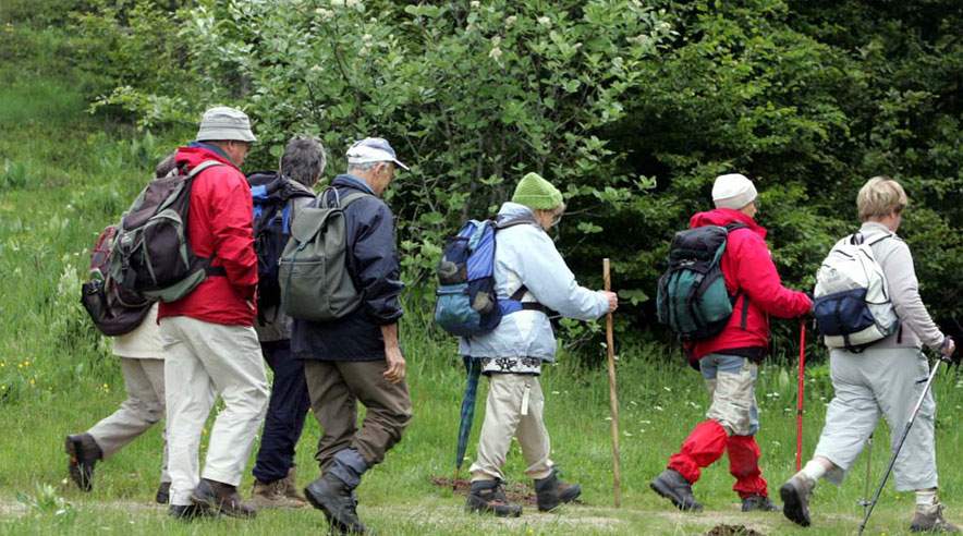 Måske er vandreture noget for dig, når du går på pension &#8211; og måske ikke. Vigtigst af alt er det, at du har lagt en plan for dit otium, lyder rådet fra Ældresagen. (Foto: Colourbox)