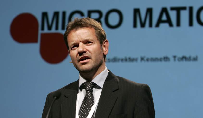 - Hvorfor slår I ikke de andre fagforeninger? I har masser af historier, I kan fortælle. Vær proaktive, det tror jeg, I vil vinde mange unge mennesker på, sagde direktør for Micro Matic Kenneth Toftdal. (Foto: Søren Zeuth)