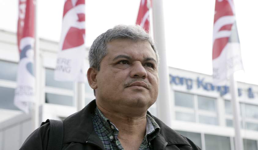 Edgardo Garcia er formand for landarbejderne i Nicaragua. Han besøgte 3F's kongres i september og kunne berette om nye tider i det fattige land. (Foto: Søren Zeuth)