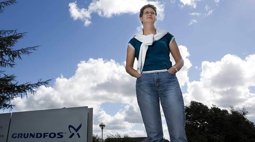Tina Rasmussen måtte forlade Grundfos efter 18 år, fordi hun ikke kunne arbejde mere end 20 timer om ugen.  (Foto: Niels Åge Skovbo.)