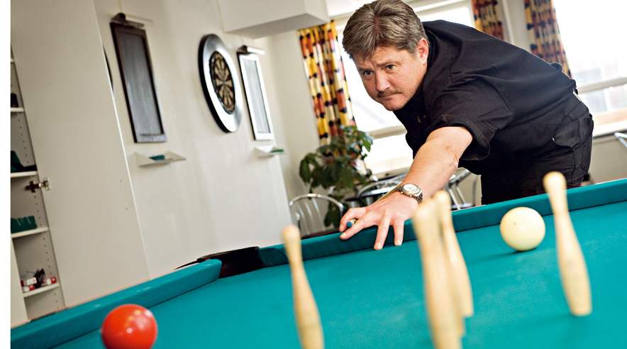 Så godt kan det gøres - hos Radiometer i Brønshøj. men mange steder holdes pausen under sure forhold. ((Foto: Thomas Arnbo))