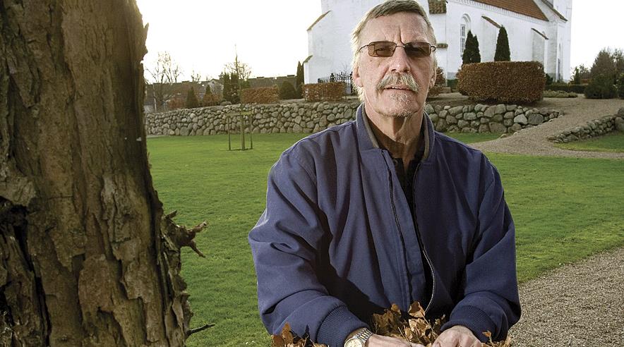 Ole Kristensen er en af de mange gravermedhjælpere, som er blevet snydt. Nu har han fået 231.000 kroner tilbage i manglende løn og pension. (Foto: Heidi Lundsgaard)