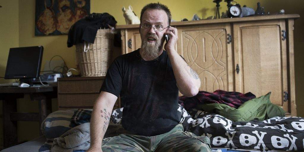 Robert Nielsen alias Dovne-Robert blev landskendt i 2012, fordi han på tv sagde nej til lavtlønsjob frem for kontanthjælp. Men et job til mindsteløn giver mindst 1,4 millioner i pension, man ikke får, hvis man er på kontanthjælp og dagpenge. (Foto: FLINDT MOGENS / POLFOTO)