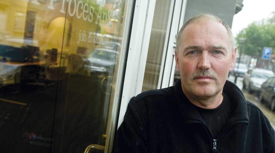 Ejner Vinter er en af de omkring 700 3F'ere som er blevet sendt på elendigt jobkursus hos JK-Proces det seneste år. (Foto: Peter Palle Skov)